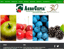 Tablet Screenshot of agrocepia.cl
